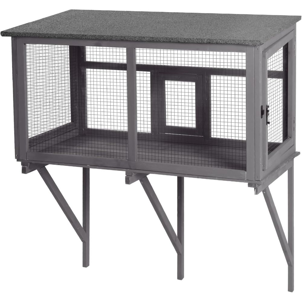 Cat Window Perch - Enclos extérieur pour chat avec toit