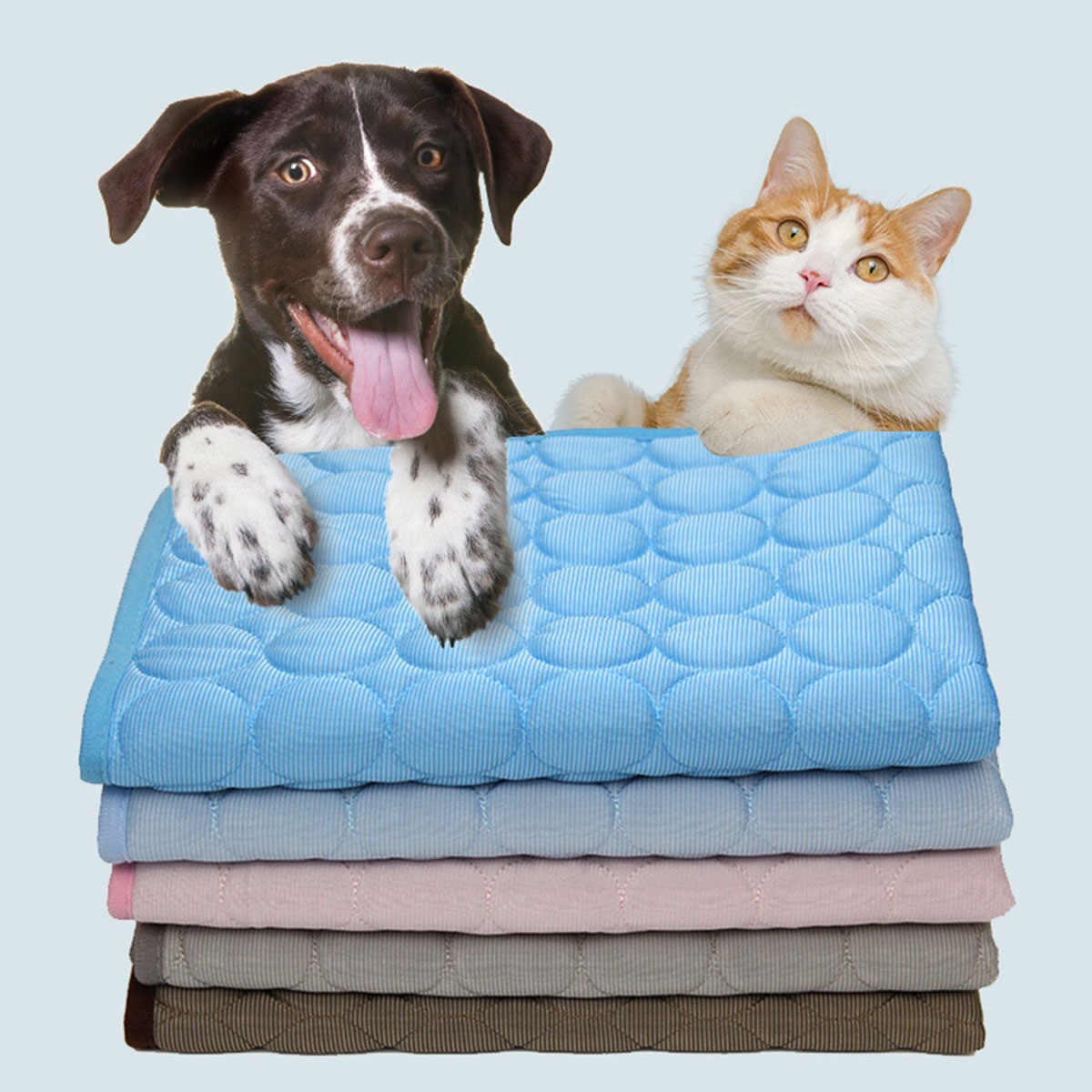 Calming Dog Bed - Tapis Rafraîchissant pour Animaux de Compagnie,