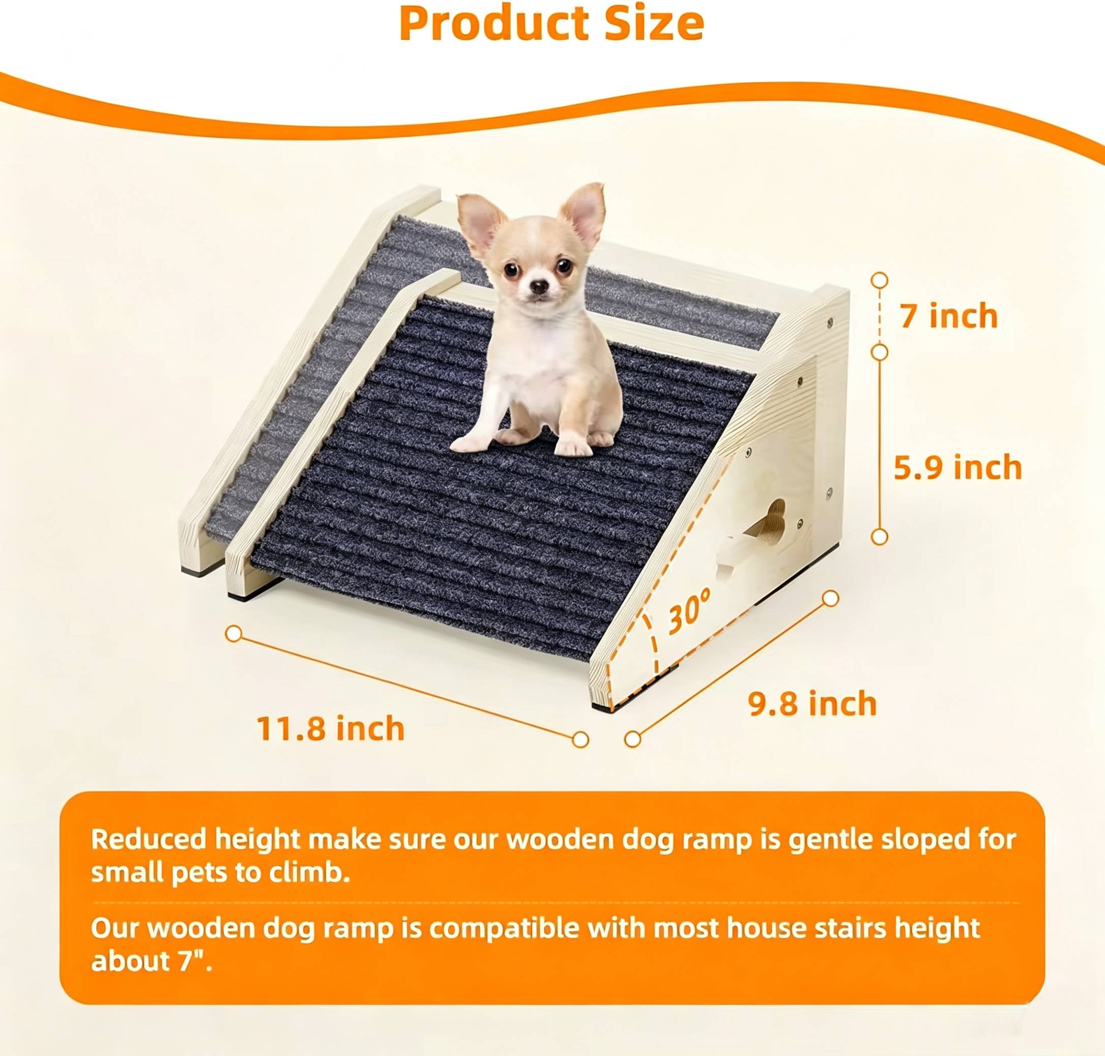 Escaliers et rampes en bois an - Calming Dog Bed avis et prix