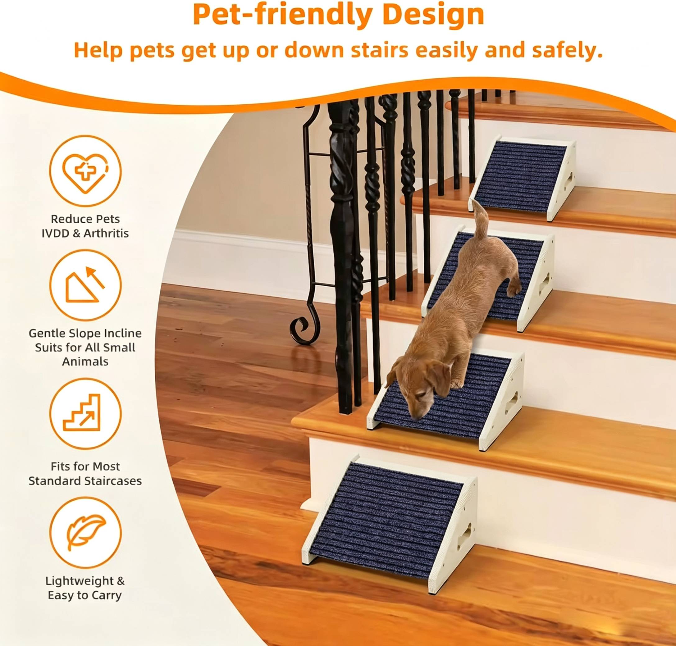 Escaliers et rampes en bois an - Calming Dog Bed avis et prix