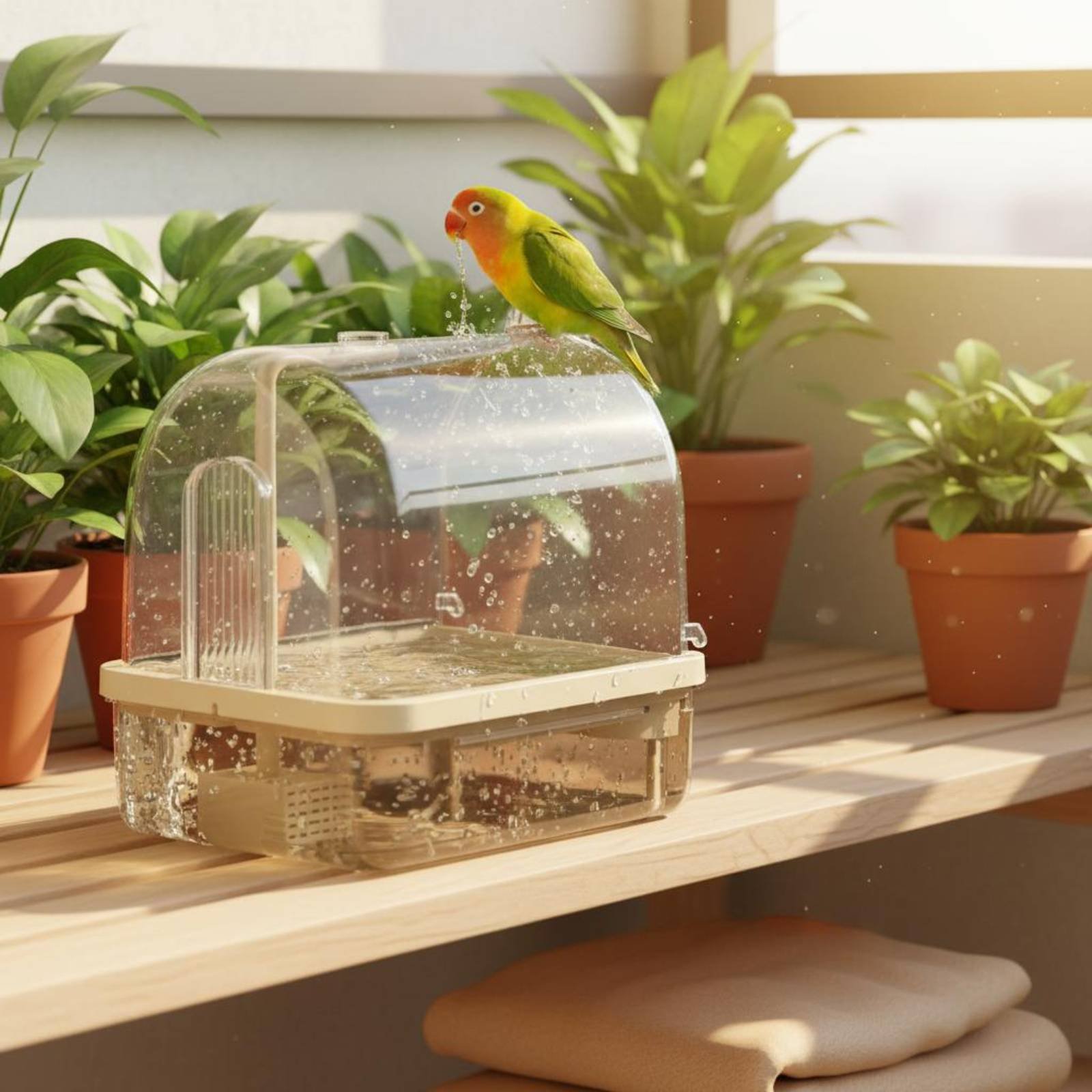 Bain d'oiseaux automatique ave - Pet Supplies Usa avis et prix