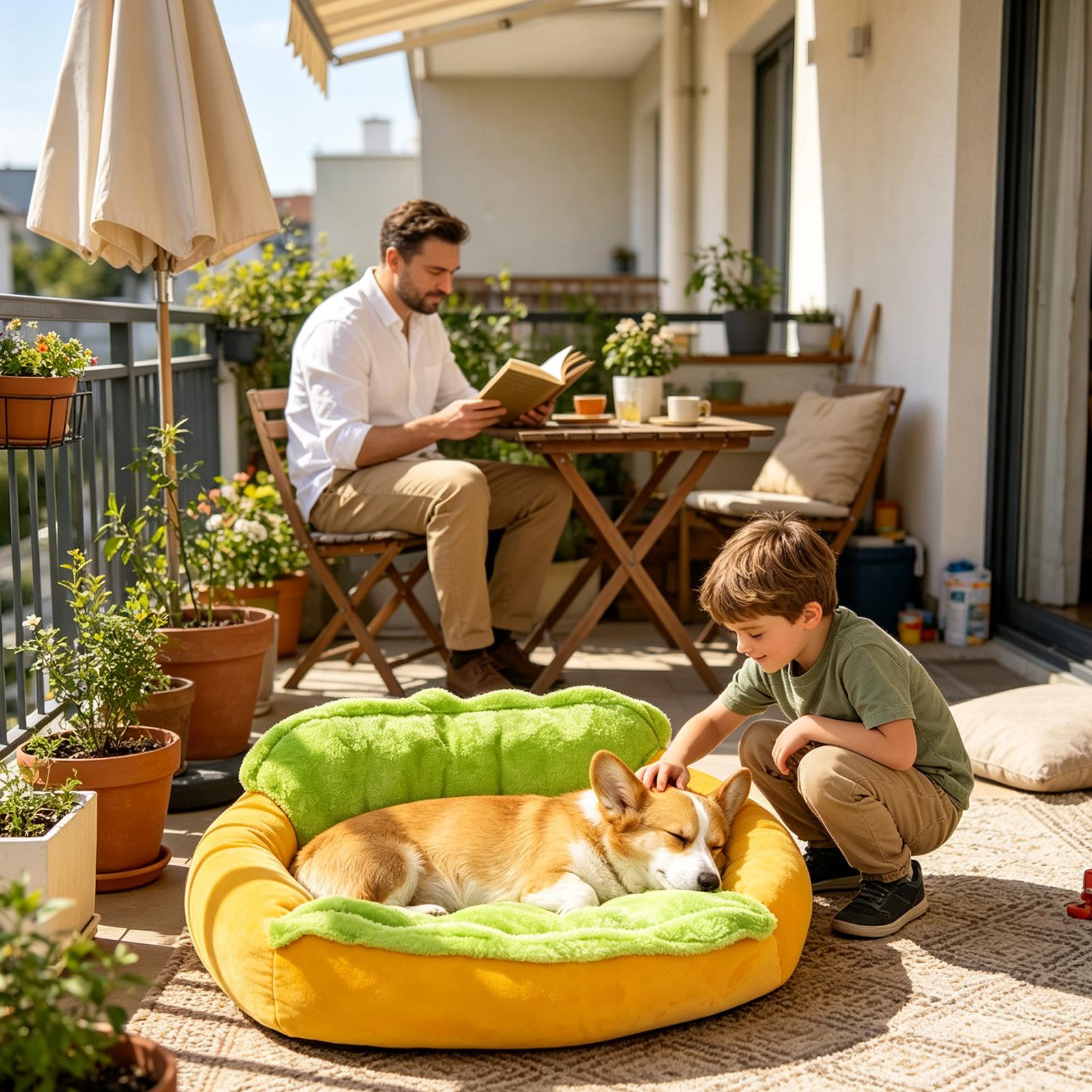 Coussin pour chien confortable - Calming Dog Bed avis et prix