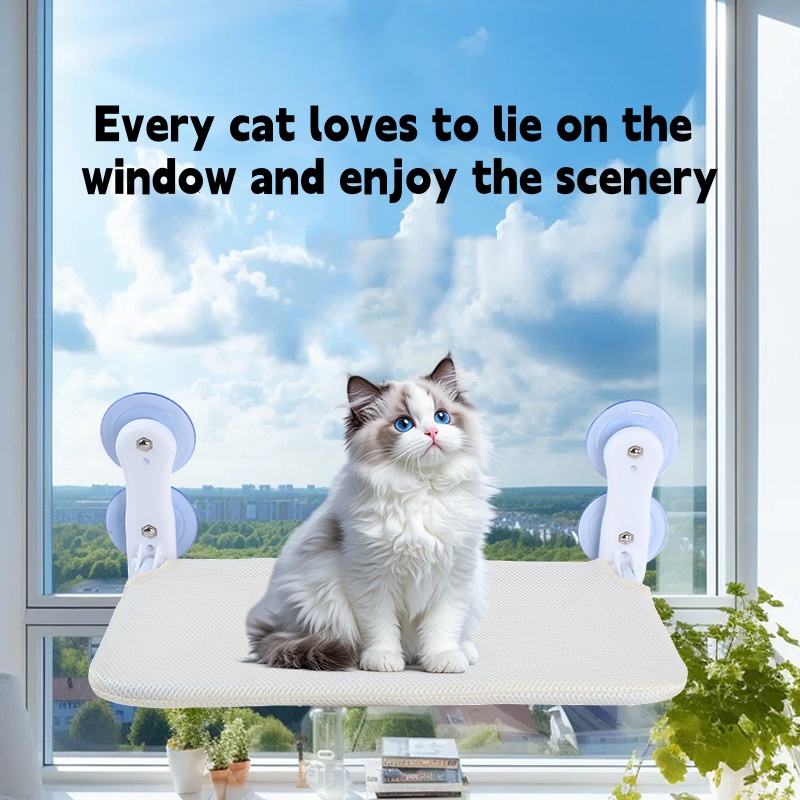 Perchoir mural pour chat à dou - Cat Window Perch avis et prix