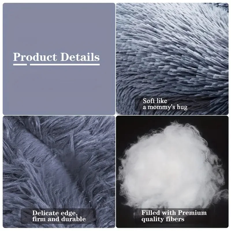 Lit rond en peluche pour chien - Calming Dog Bed avis et prix