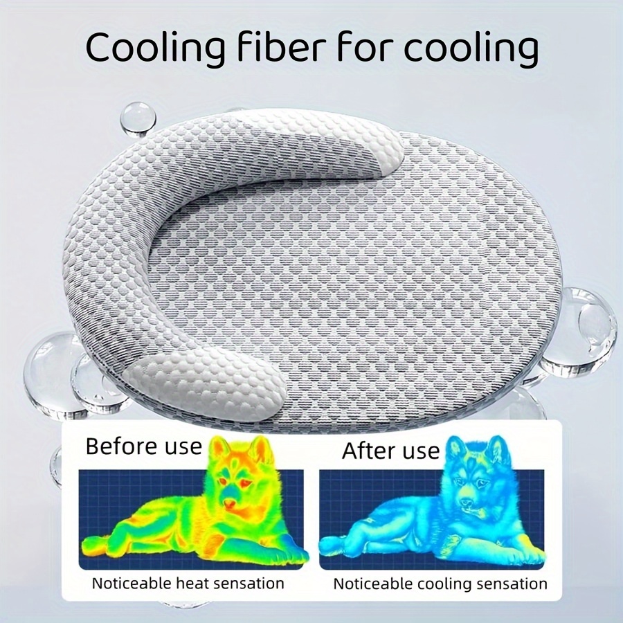Coussin rafraîchissant en soie - Calming Dog Bed avis et prix